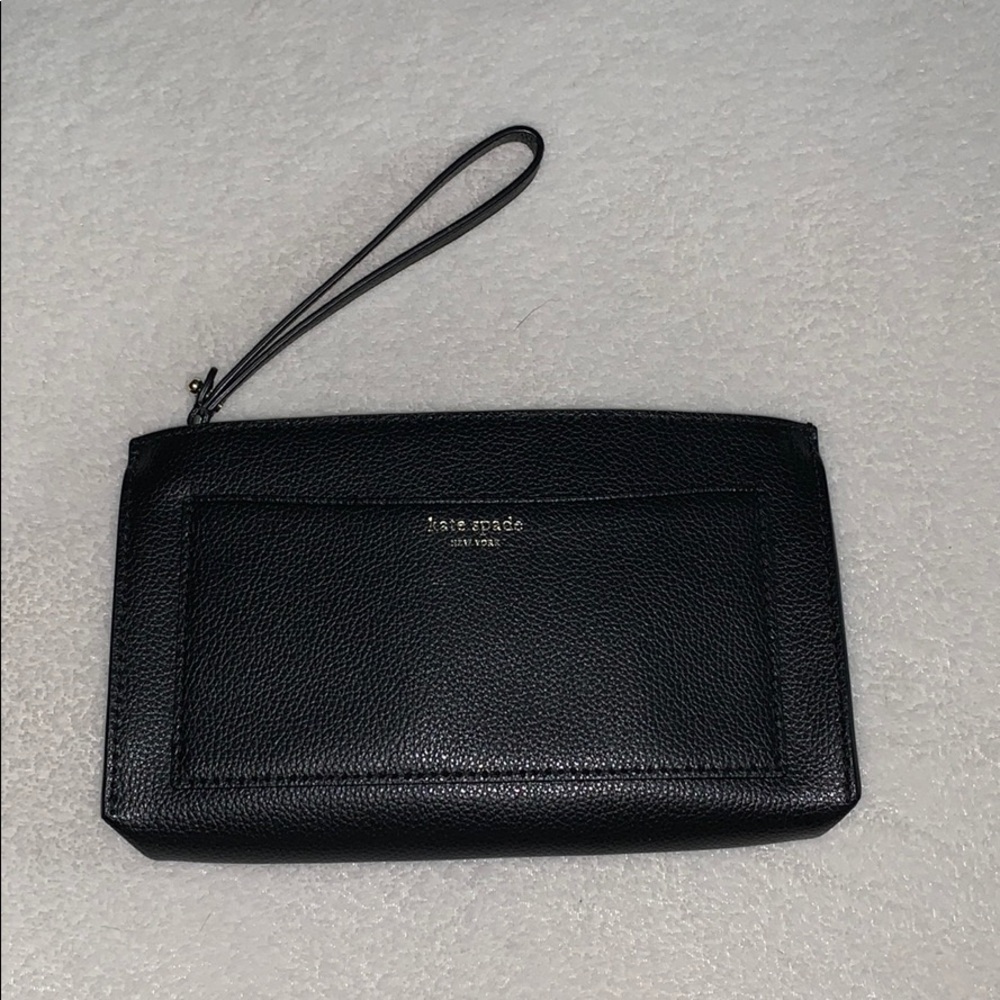 KATE SPADE black clutch